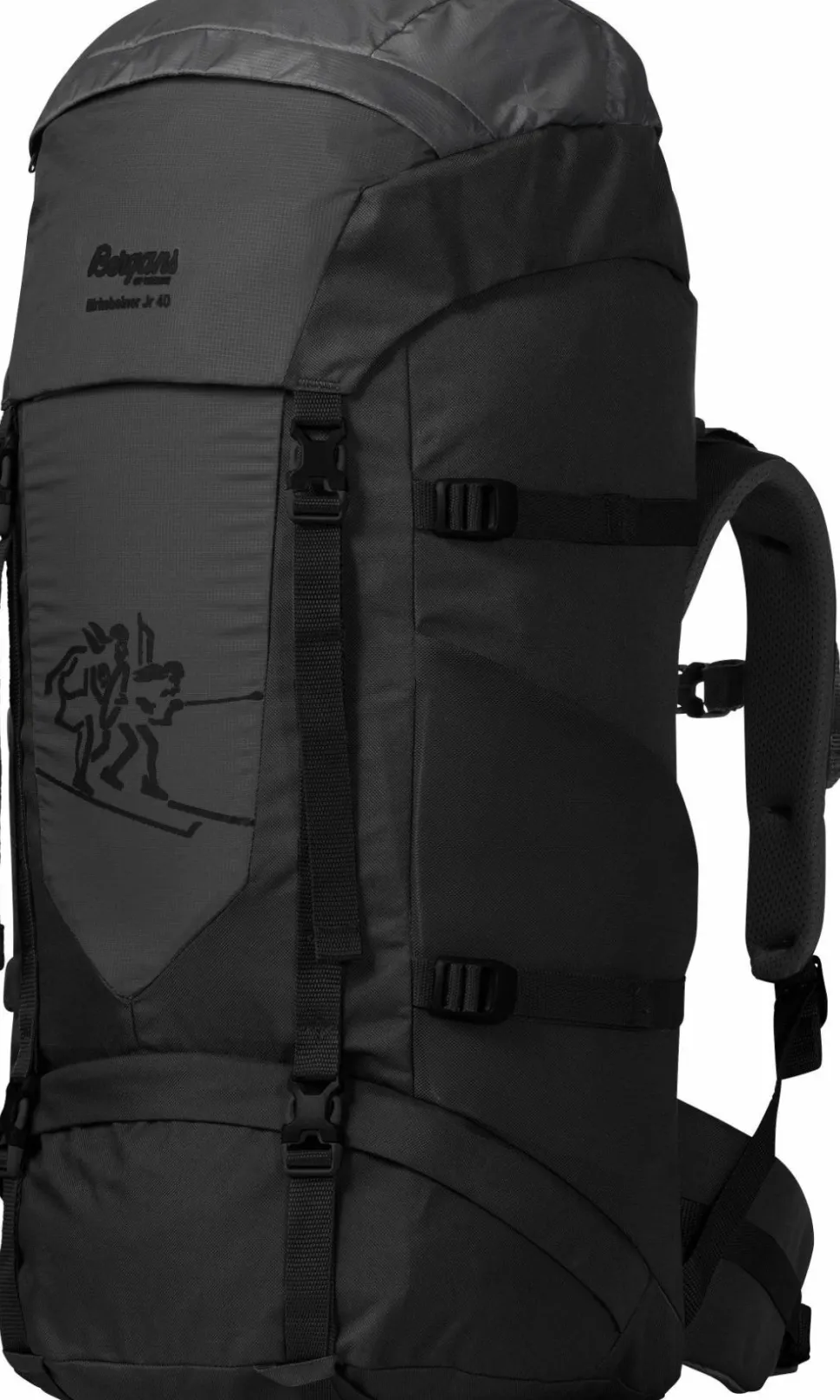 Bergans Birkebeiner Jr 40 Black/dark Shadow Grey