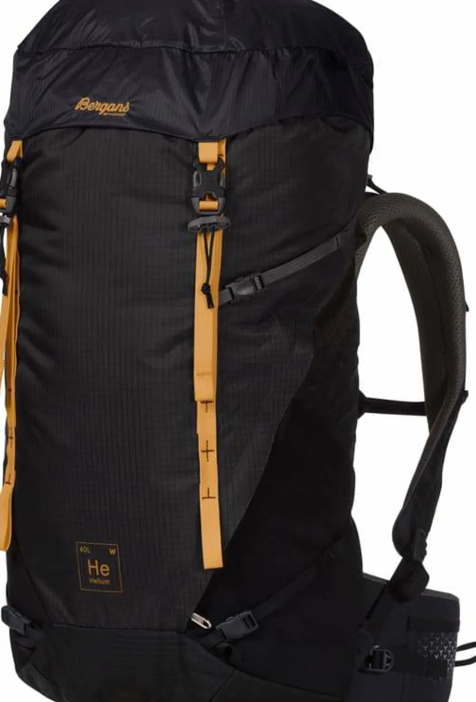 Bergans Helium V5 40 Dark Shadow Grey/Black/Golden Yellow