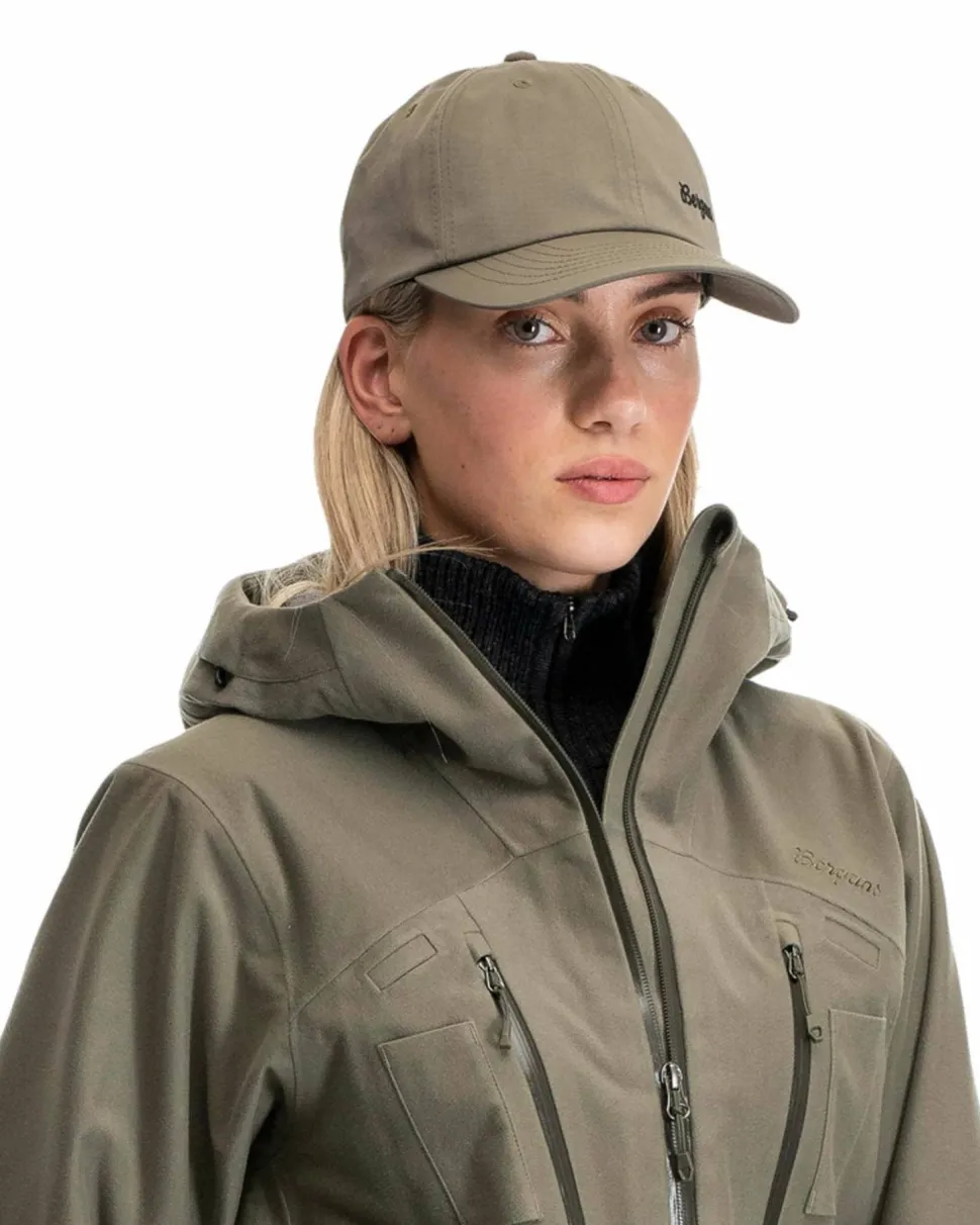 Bergans Hovet Strapback Cap Green Mud