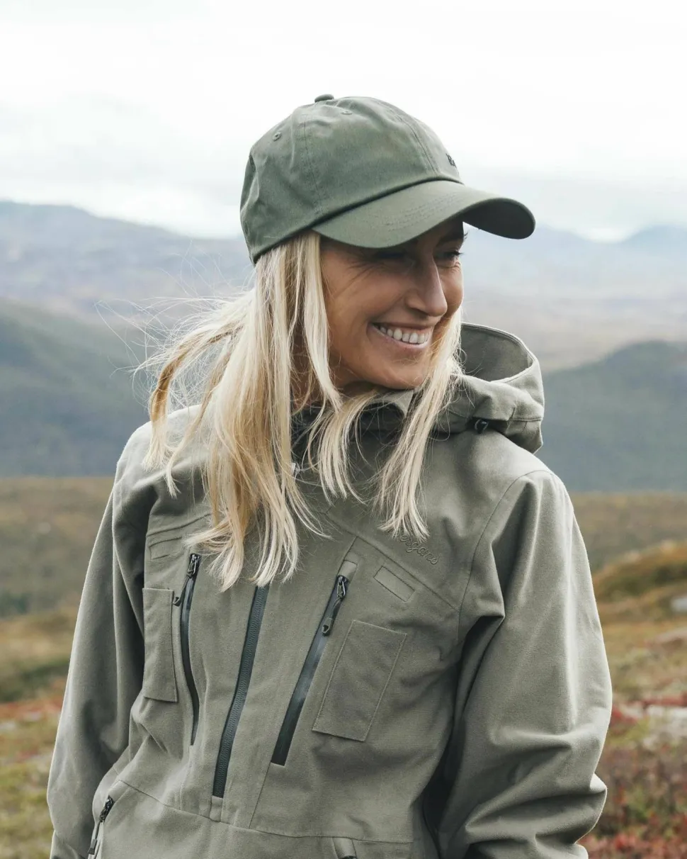 Bergans Hovet Strapback Cap Green Mud