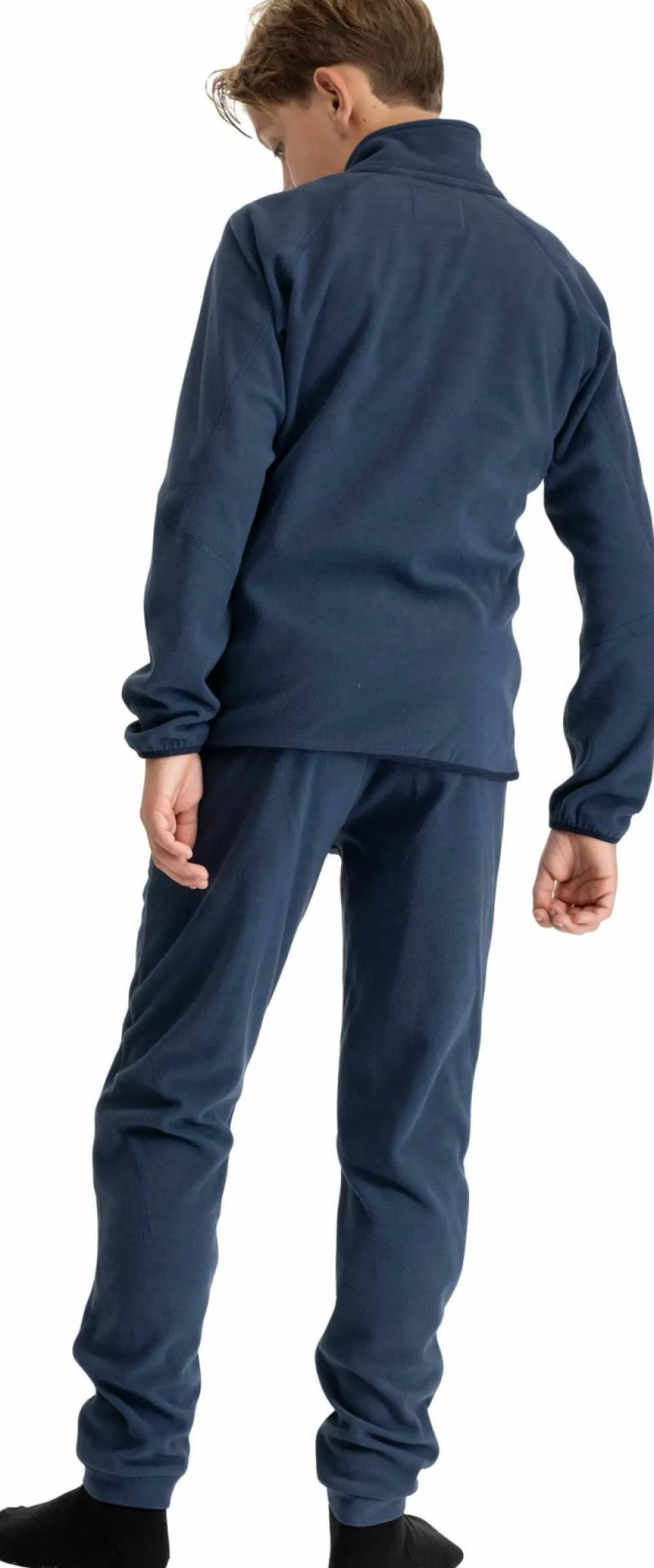 Bergans Juniors' Fleece Midlayer Jacket Navy Blue