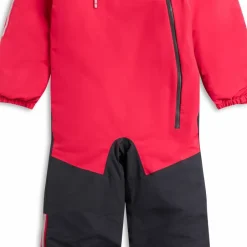 Bergans Kids' Lilletind Insulated Shell Coverall Alpine Rose/dark Shadow Grey