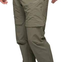 Bergans Men's Convertible Zip-Off Softshell Pants Green Mud