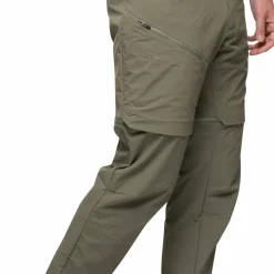 Bergans Men's Convertible Zip-Off Softshell Pants Green Mud