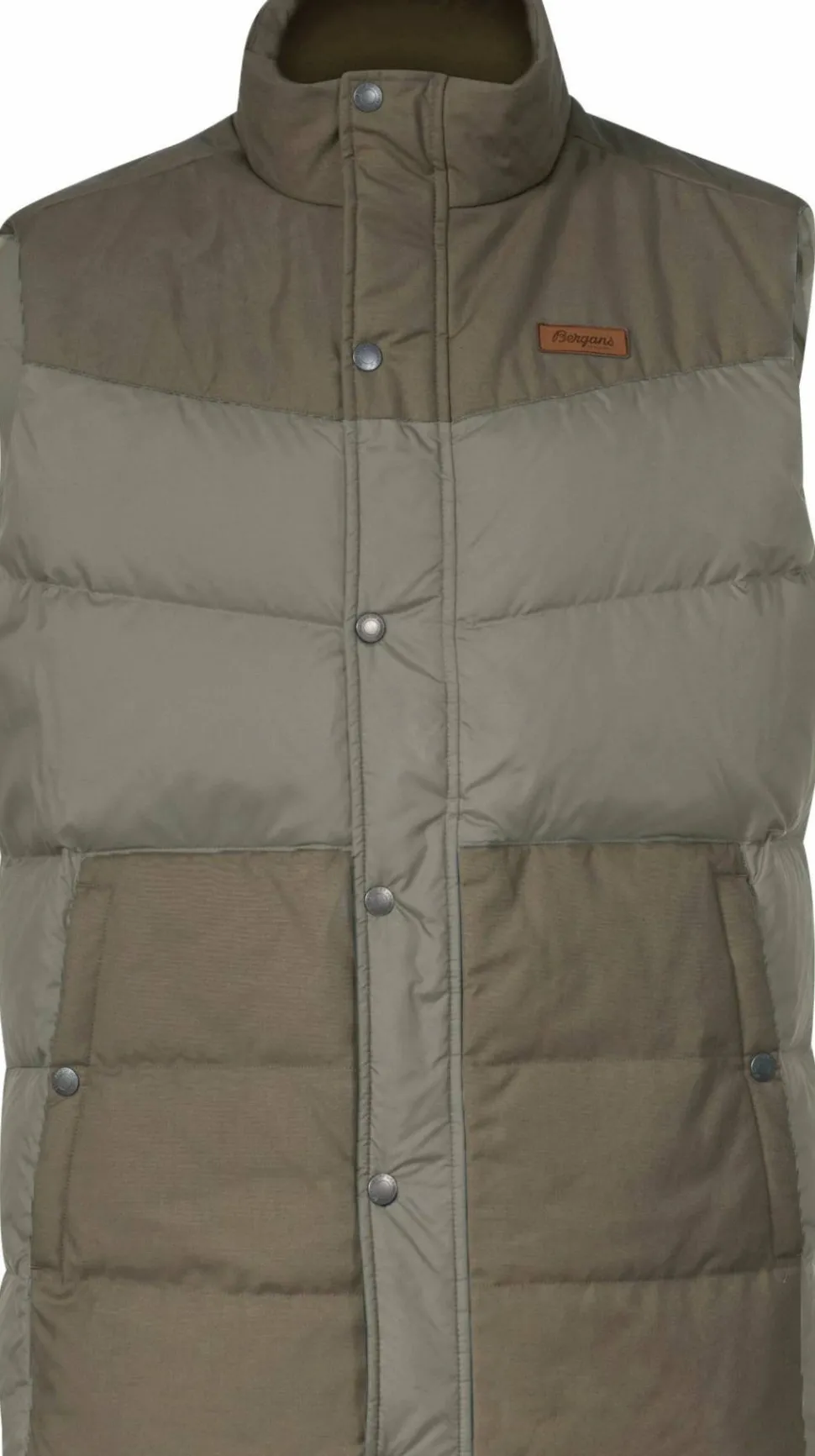 Bergans Men's Nordmarka Outdoor Down Vest Green Mud