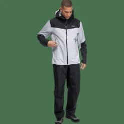Bergans Men's Rabot Light 3L Shell Jacket Pearl Grey/dark Shadow Grey