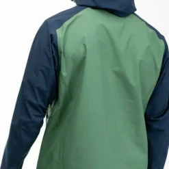 Bergans Men's Skarlight 3L Shell Jacket Dark Jade Green/Navy Blue