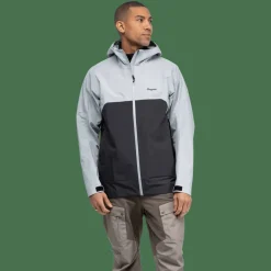 Bergans Men's Vaagaa 3L Shell Jacket Pearl Grey/Dark Shadow Grey