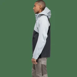 Bergans Men's Vaagaa 3L Shell Jacket Pearl Grey/Dark Shadow Grey