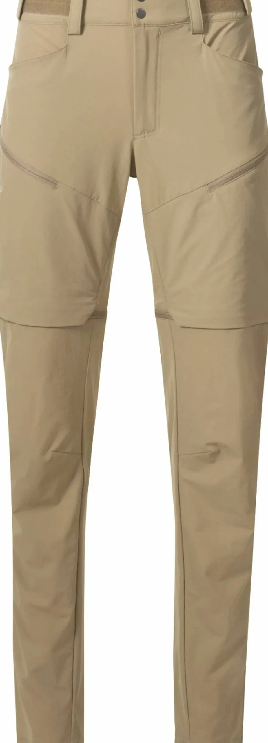 Bergans Women's Convertible Zip-Off Softshell Pants Warm Sand