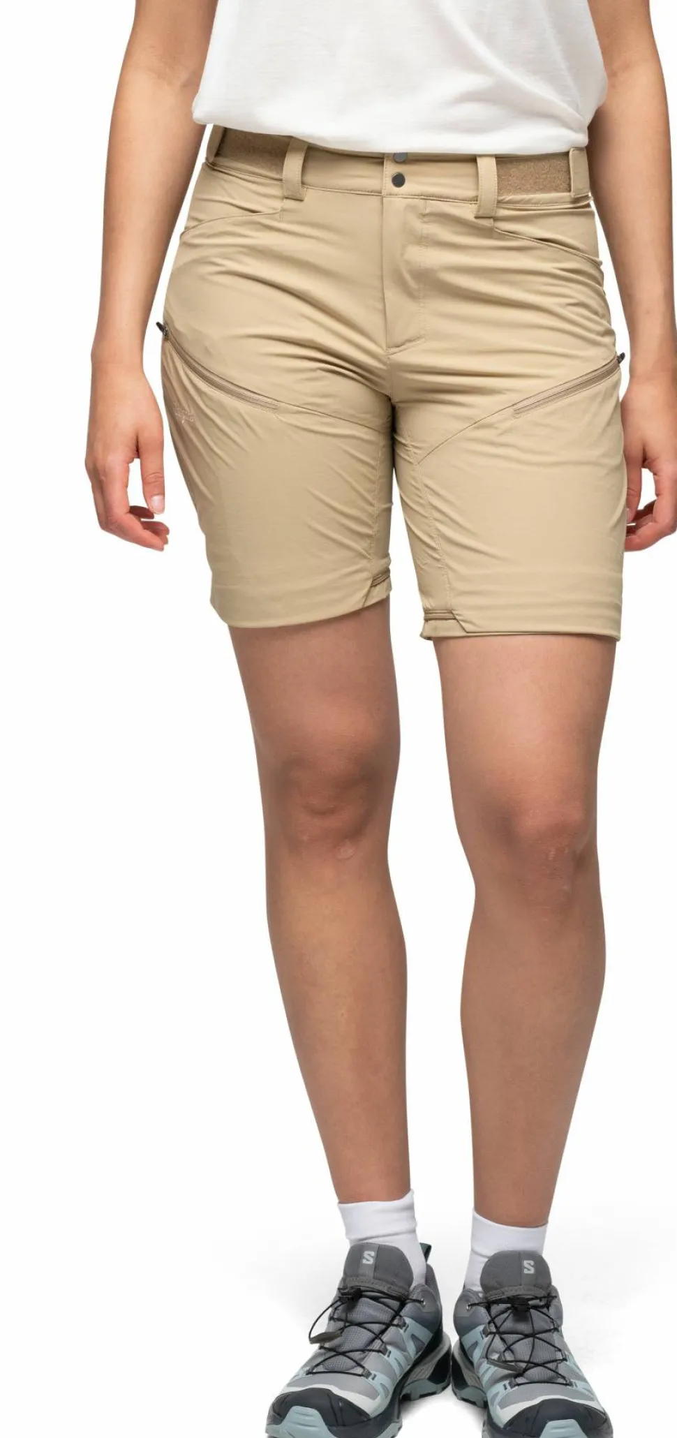 Bergans Women's Convertible Zip-Off Softshell Pants Warm Sand