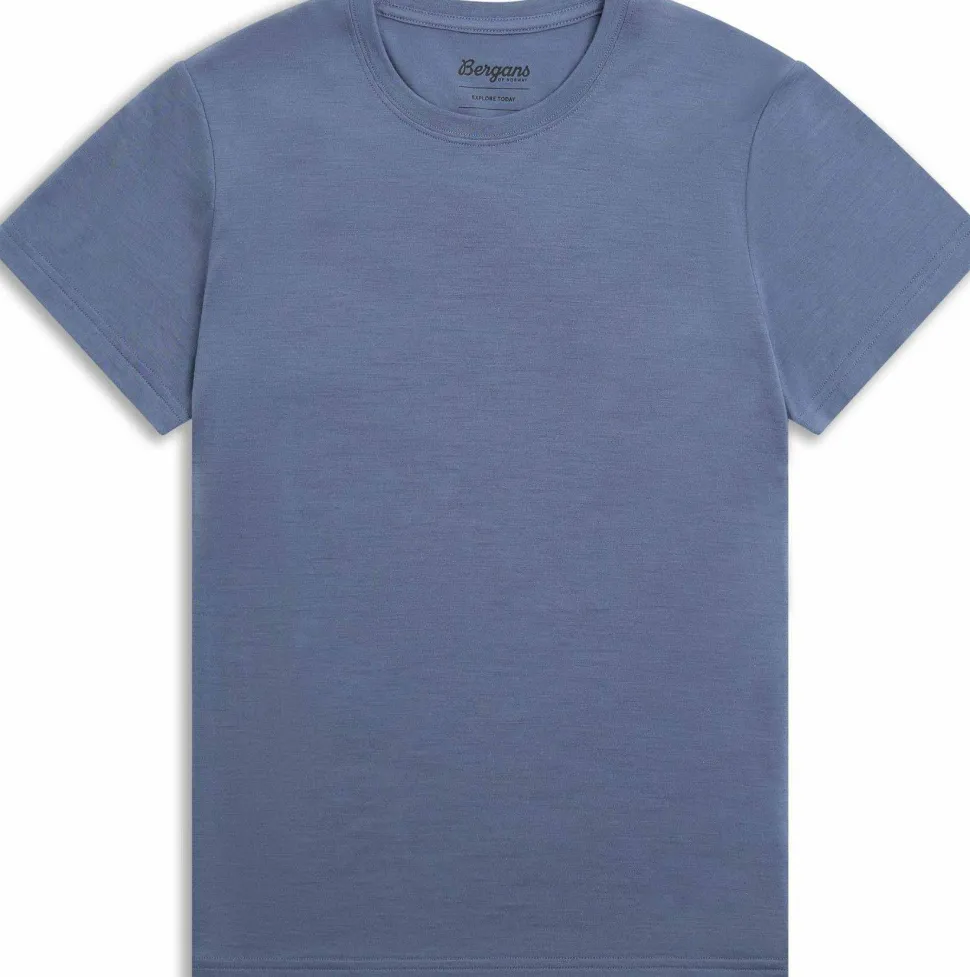 Bergans Women's Merino Light Tee Granite Blue