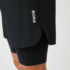 Björn Borg Men's Borg 2 In 1 Shorts Black Beauty