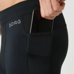 Björn Borg Men's Borg Running Tights Black Beauty