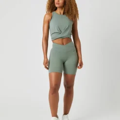 Björn Borg Women's Studio Cross Shorts Agave Green