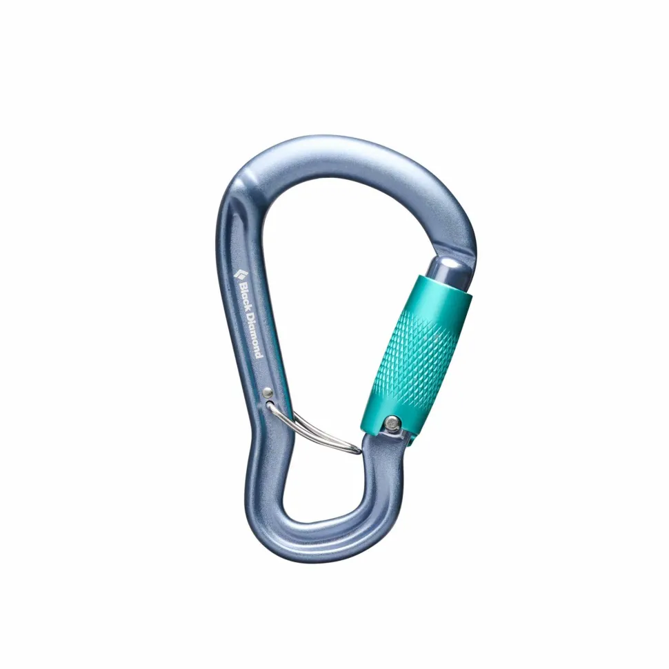 Black Diamond Gridlock Triple Lock Carabiner Gray