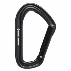 Black Diamond HotForge Straight Gate Carabiner Black