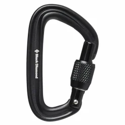 Black Diamond LiteForge Screwgate Carabiner Black