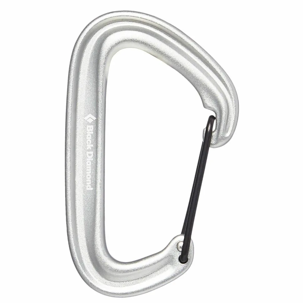 Black Diamond LiteWire Carabiner Light Gray