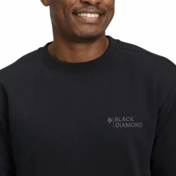 Black Diamond Men's Mini Stacked Crewneck Black