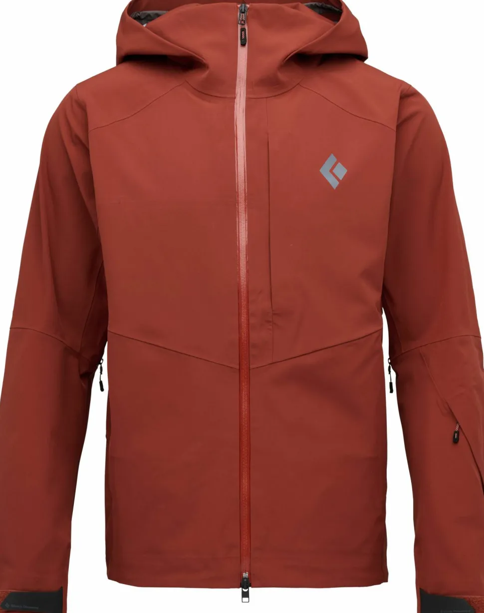 Black Diamond Men's Recon Stretch Shell Iron Red
