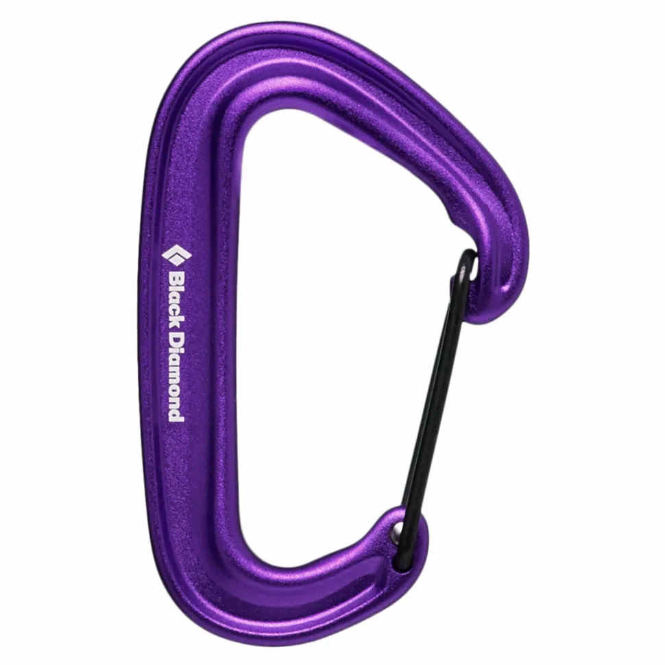 Black Diamond MiniWire Carabiner Purple