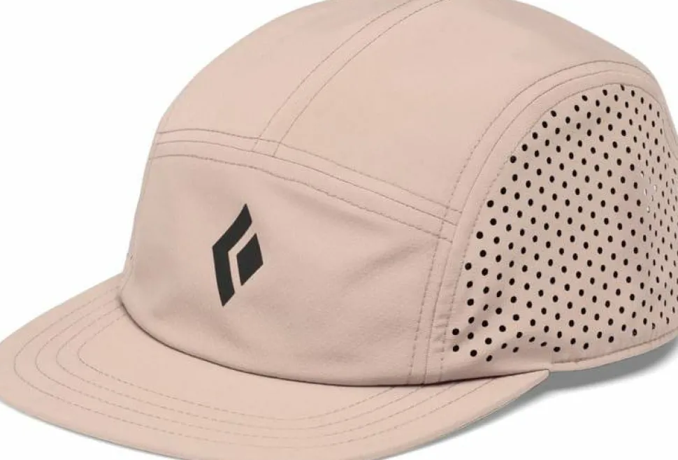 Black Diamond 5-Panel Synthetic Cap Pale Mauve-black Icon Logo