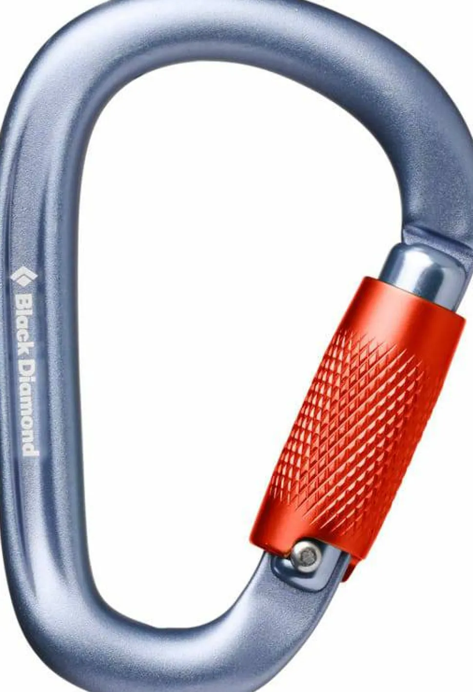 Black Diamond Pearlock Twistlock Carabiner Gray