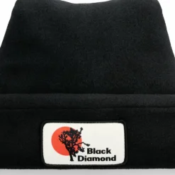 Black Diamond Pointed Fleece Beanie Black