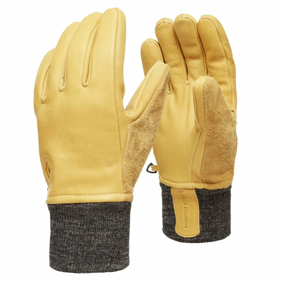Black Diamond Unisex Dirt Bag Gloves Natural