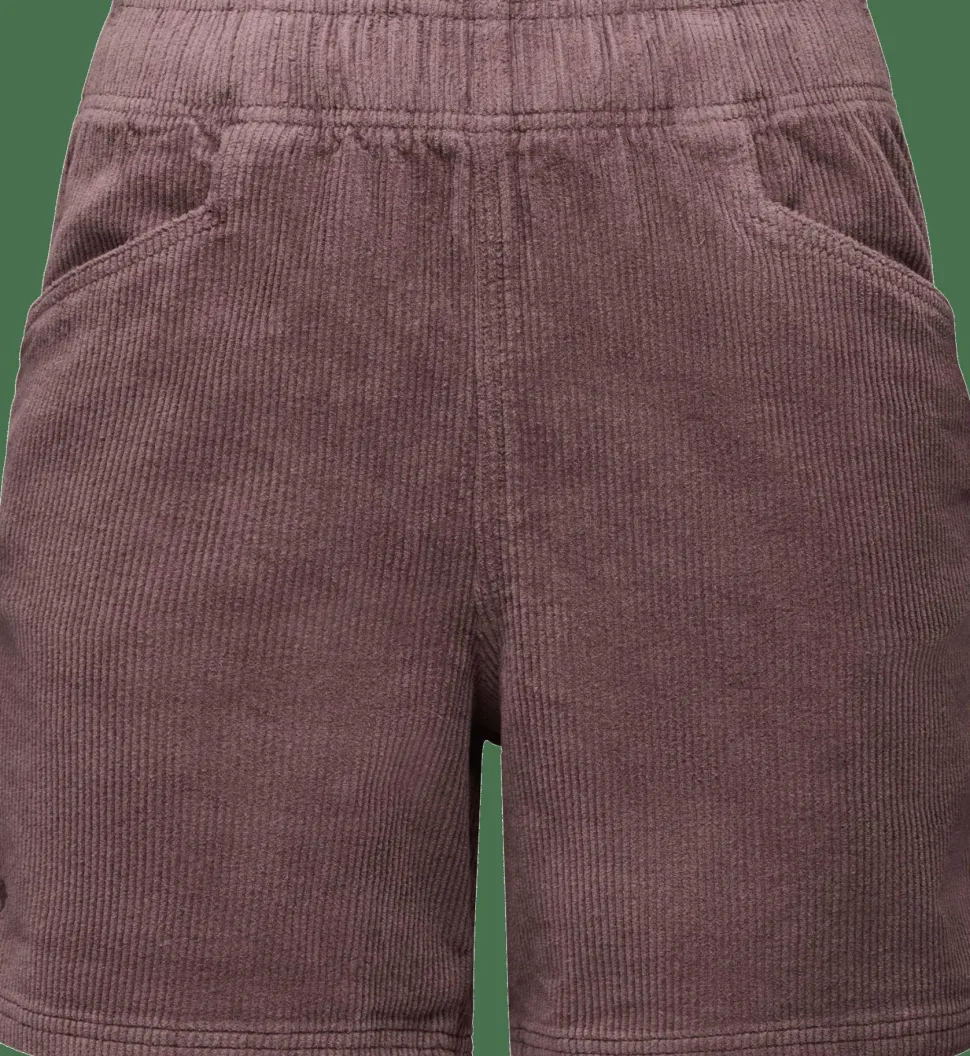Black Diamond Women's Dirtbag Corduroy Shorts Dark Mauve