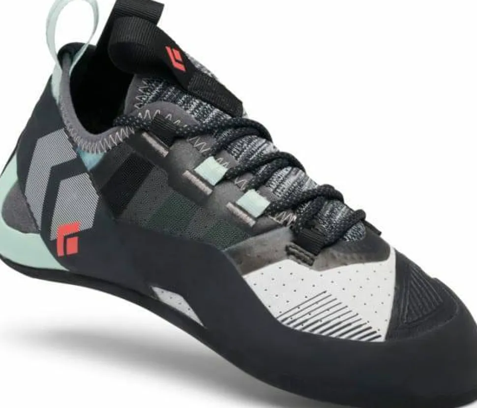Black Diamond Women's Momentum Lace Climbing Shoes Foam Green-alloy