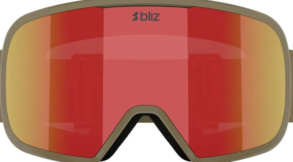 Bliz G002 Matte Camo Green/Brown W Red Multi