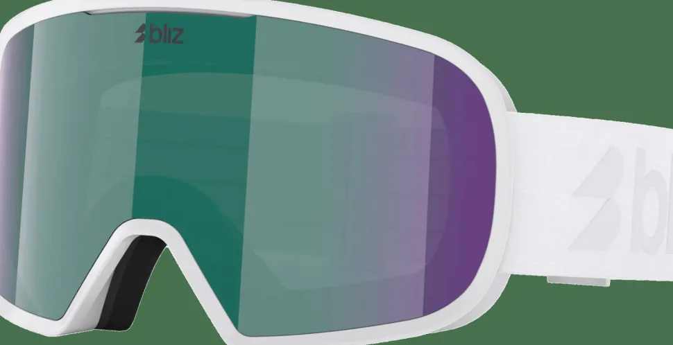 Bliz G002s Matte White/Brown W Green Multi