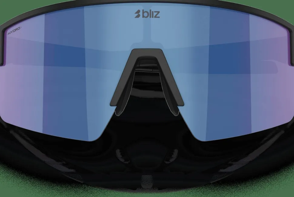 Bliz P004 Matte Black/Blue Mirror