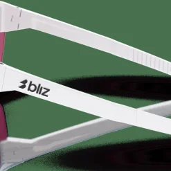 Bliz P004 Matte White/Nano Optics Nordic Light Begonia - Violet W Blue Multi