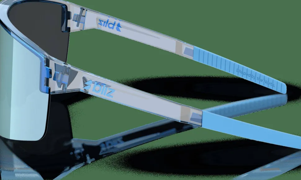 Bliz P004 Transparent Blue/Smoke W Ice Blue Multi