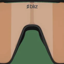 Bliz P001s Matte Black/Coral Orange Mirror Blue