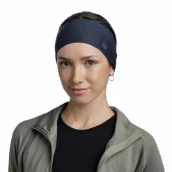 Buff Coolnet UV Wide Headband Solid Night Blue