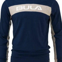 Bula Men's Retro Merino Wool Crew Navy