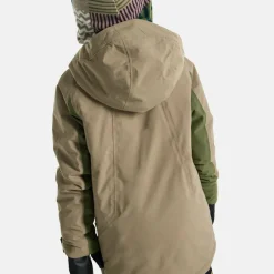 Burton Kids' Hillslope Jacket Summit Taupe/forest Moss
