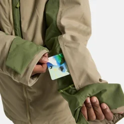Burton Kids' Hillslope Jacket Summit Taupe/forest Moss