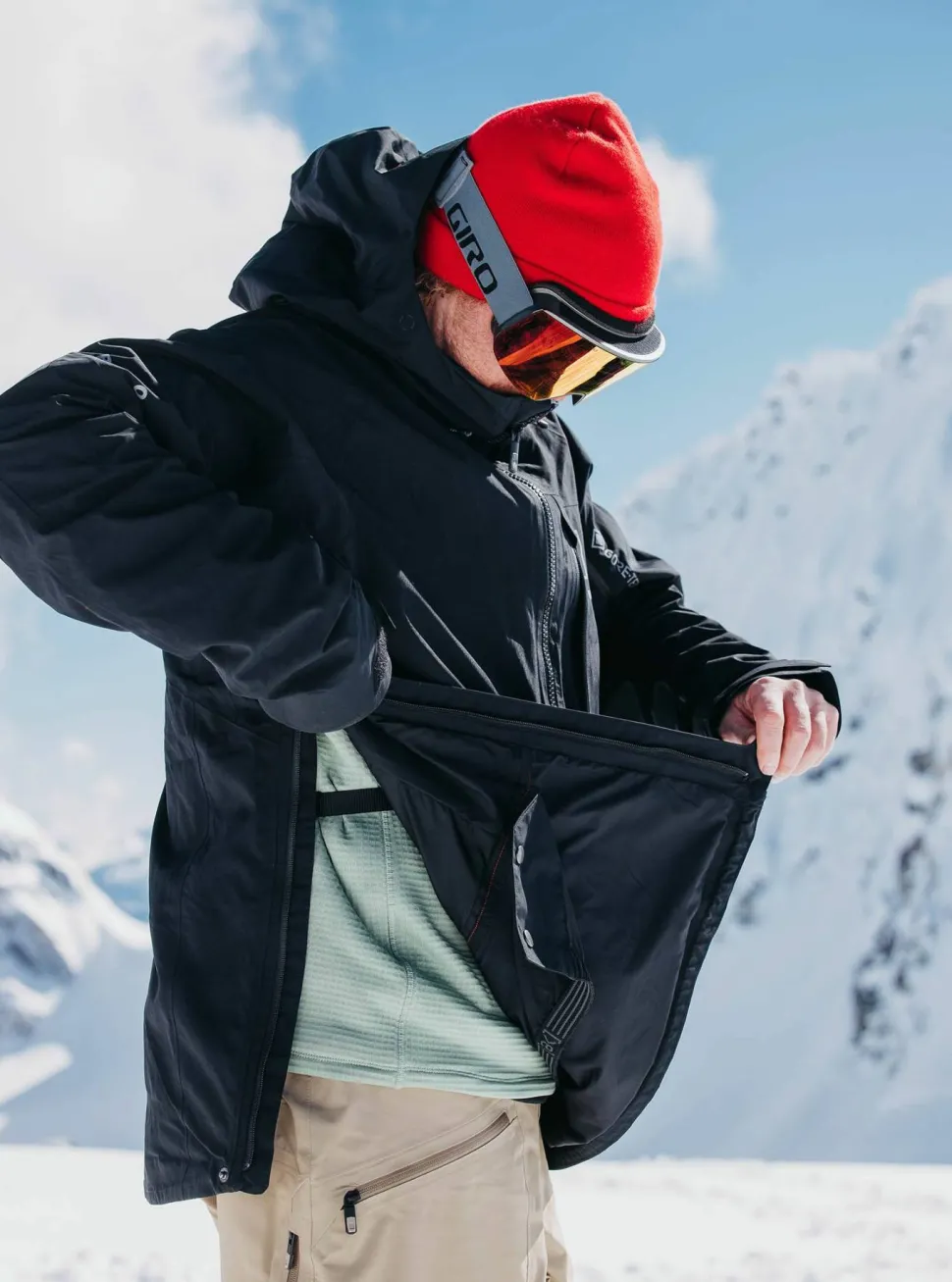 Burton Men's Ak Gore Velocity Anorak True Black