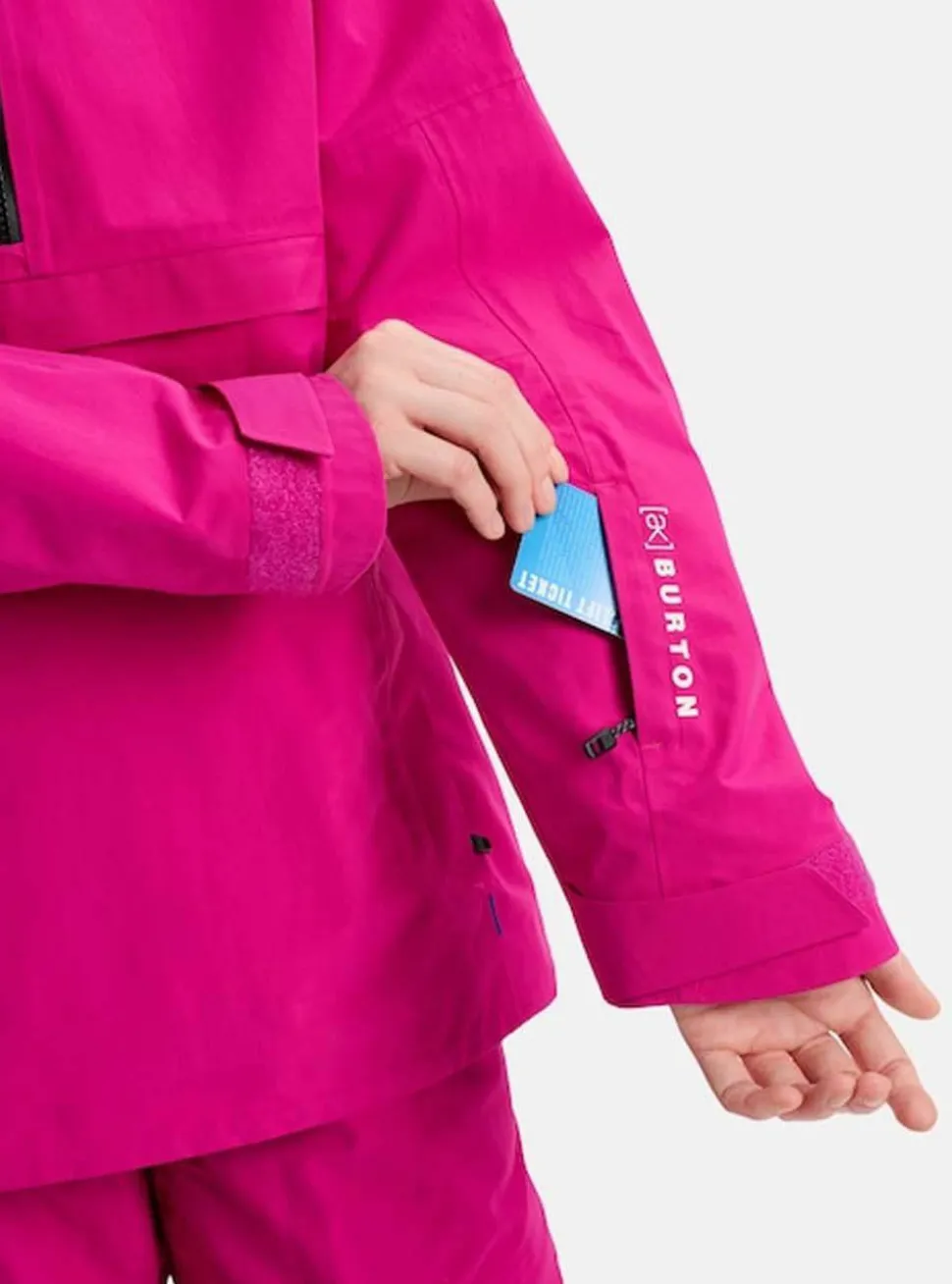 Burton Womens Ak Gore Kimmy Anorak Very Berry