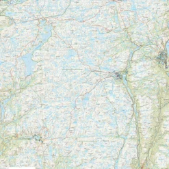 Calazo förlag Bjerkreimsheiene & Setesdal Vesthei Sør 1:50 000 Hiking map