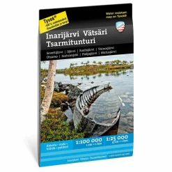 Calazo förlag Inarijärvi Vätsäri Tsarmitunturi 1:25.000/1:100.00 NoColour