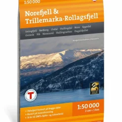Calazo förlag Norefjell & Trillemarka-Rollagsfjell 1:50 000 Hiking map