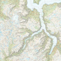 Calazo förlag Nærøyfjorden & Lærdalen 1:50 000 Hiking map