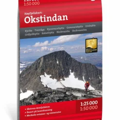 Calazo förlag Okstindan 1:25 000 Alpine map