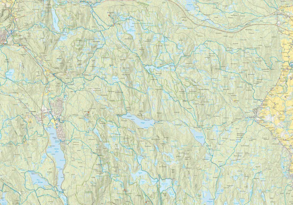 Calazo förlag Oslo: Romeriksåsene 1:20 000 Trail map